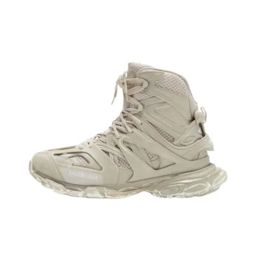 Balenciaga Track Hike High Топ Толстая подошва Кроссовки Мужские Бежевые