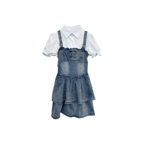 MORii Белый Женские Комплекты с юбкой