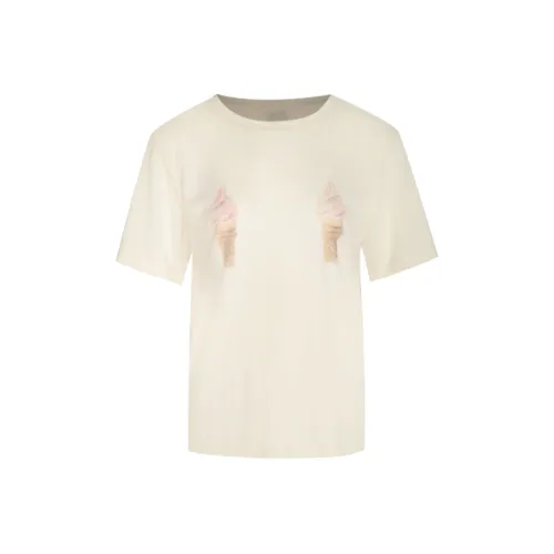 Little pull Светло-желтая Женская футболка