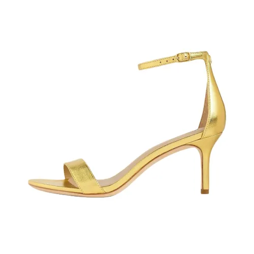 LAUREN RALPH LAUREN Allie One Strap Sandals 7cm Women's Gold LAUREN RALPH LAUREN Allie One Ремень Сандалии 7см Женские Золотые