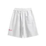 Бело-серый с красными полосами