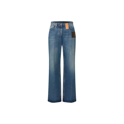 LOUIS VUITTON FW24 Джинсы Женские Blue