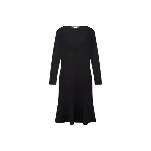 STELLA MCCARTNEY Black Женские Длинные Платья с Рукавами