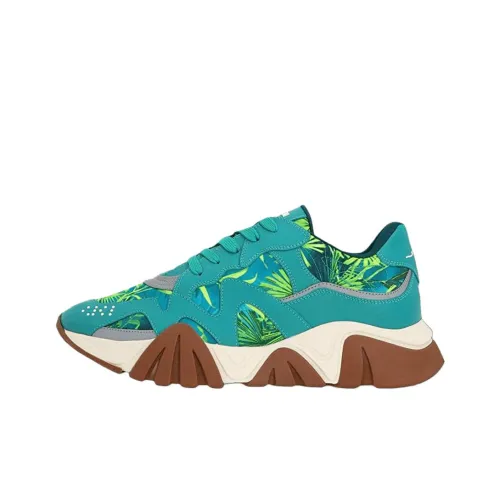 VERSACE Squalo VERSACE Низкий Топ Повседневная Обувь Мужская Зеленая