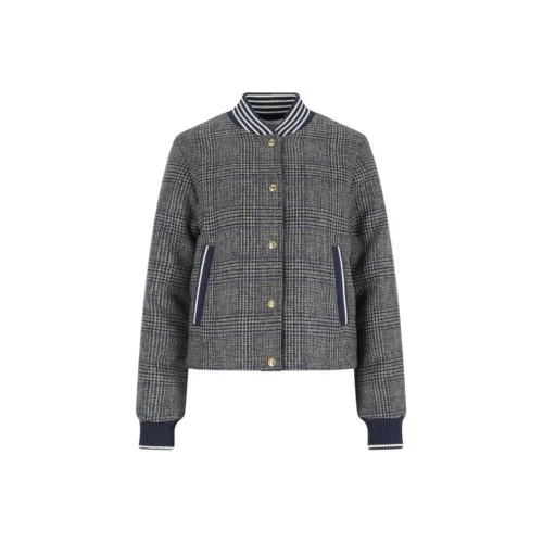 THOM BROWNE· Хлопковые пуховики и зимние пальто Женские Серый