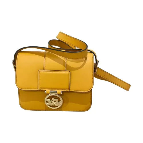 LONGCHAMP Коробка TROT Телячья кожа Сумка через плечо Женская Желтая