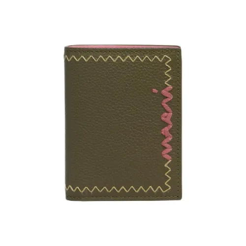 MARNI Телячья кожа Кошелек Женские Темно-зеленый