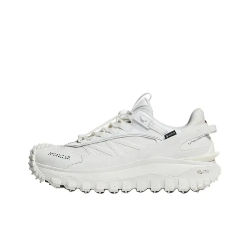 Moncler Trailgrip Повседневный Низкий Топ Белый Мужской