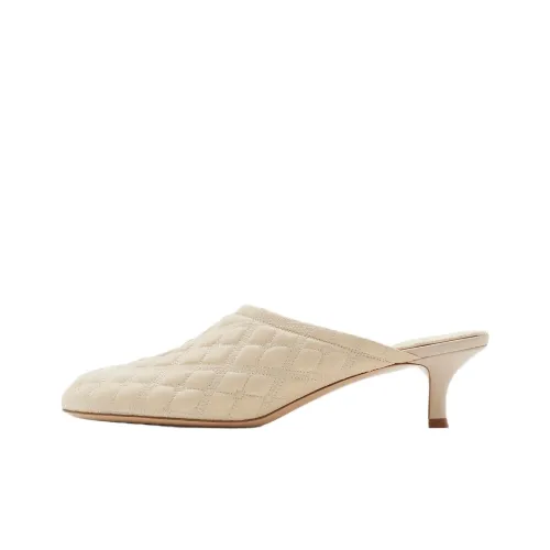 Burberry Тихий Домашние тапочки Женские Экрю