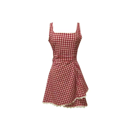 Черный чай, клетчатый, женские слиплатья