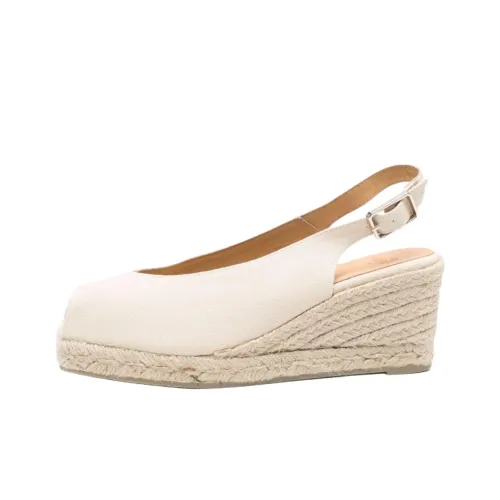 Castañer DOSALIA Клин-каблук Высокие каблуки 7 см Женские Белые