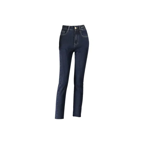 Weixi Blue Gray Women's Jeans Weixi Синий Серый Женские Джинсы
