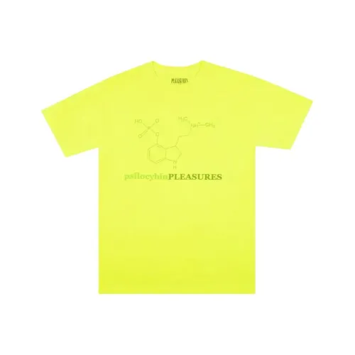 PLEASURES T Рубашка Мужская Безопасность Зеленая