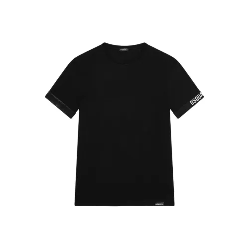 DSQUARED 2 Черные Мужские T-Рубашки