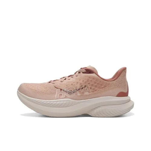 HOKA ONE ONE MACH 6 Устойчивый к истиранию Низкий Топ Повседневные Беговые кроссовки Женские Розовые