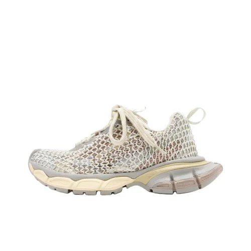 Balenciaga 3XL Низкий Топ Толстая Подошва Кроссовки Женские Серые