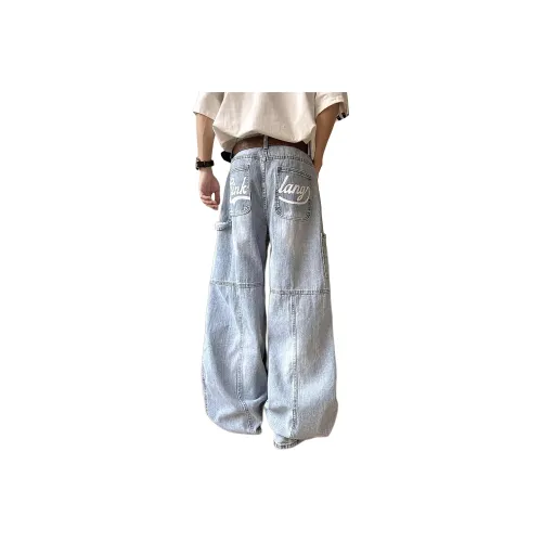 UPWARD LAB Светло-синие Унисекс Джинсы