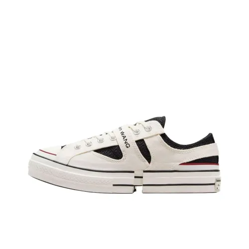 Feng Chen Wang Converse Co Бренд Canvas Shoes Low Top White Unisex