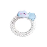 Облако Звезды Резинка для волос [Синий]