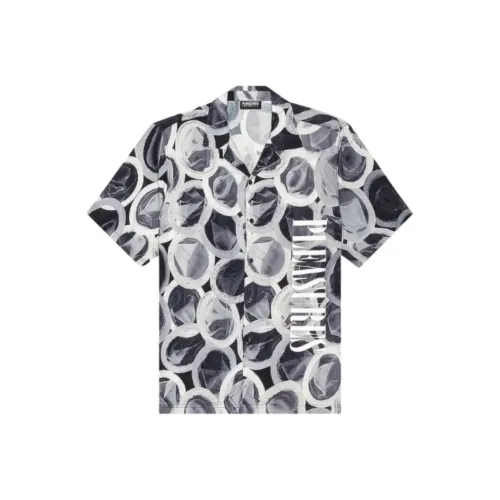 PLEASURES совместная брендированная Серые Мужские Рубашки