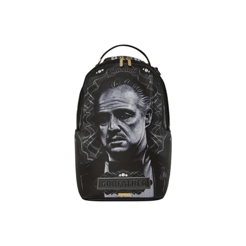 SPRAYGROUND Кожа Рюкзак Унисекс Черный