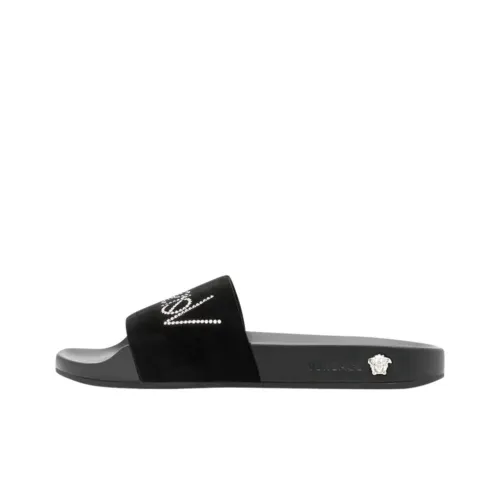 VERSACE Слипоны Женские Черные