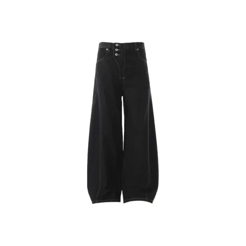 BLANKIN. Черные унисекс джинсы