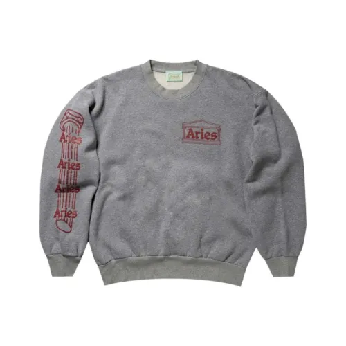Aries Gray Men's Sweatshirts Ариес Серый Мужские Толстовки