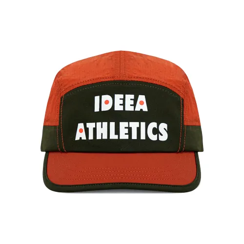 Ideeaideea Полиэстер Бежевая Кепка для Бега Унисекс Оливково-зеленый Оранжево-красный