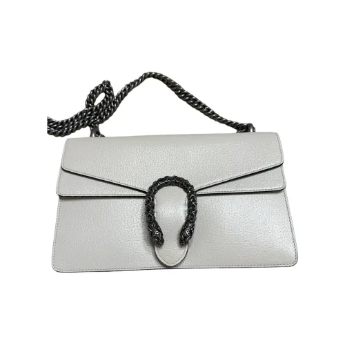 GUCCI Dionysus Сумка через плечо из коровьей кожи среднего размера Женская Белая