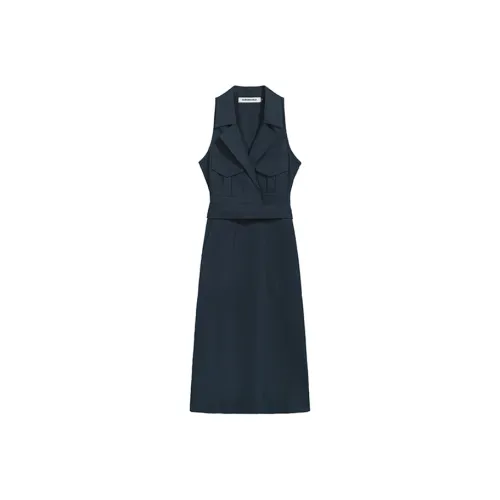 SECFLY OFFICIAL Длинное платье с длинными рукавами женское