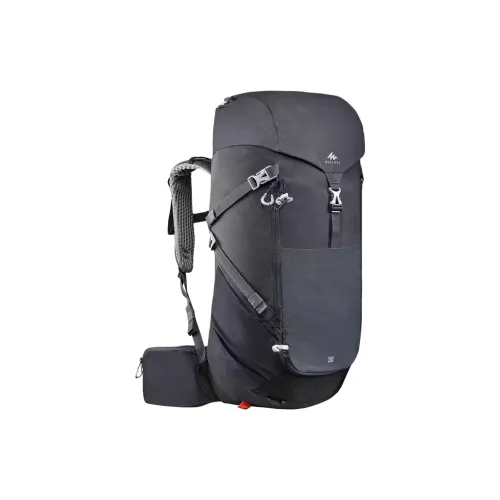 DECATHLON 30L Альпинистский рюкзак для активного отдыха сумка полиэстер черный серый унисекс