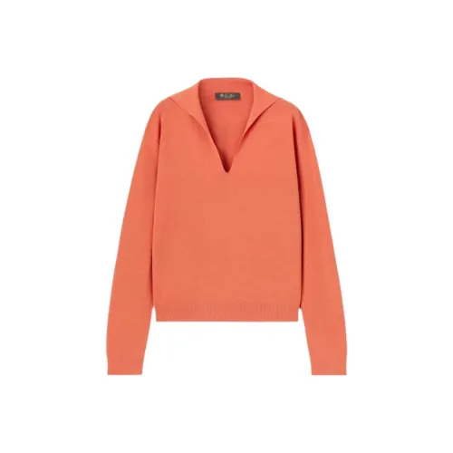 Loro Piana Апельсиновые Женские Свитеры