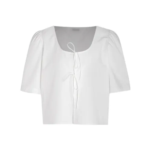 Little pull Белая Женская футболка