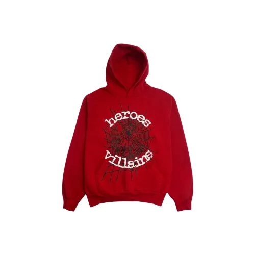 Sp5der x Metro Boomin Свитшот Мужской Красный