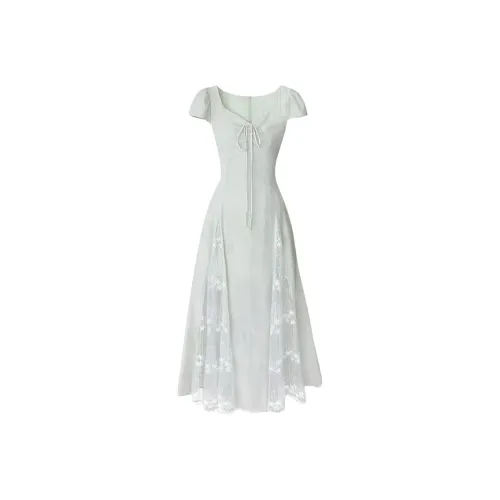 MTHE Короткий рукав Платье Женское