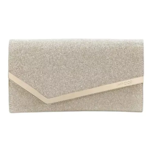 Jimmy Choo Сумка через плечо из кожи женская платиновая ледяная