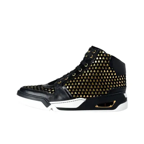 VERSACE Medusa VERSACE High Топ Скейтборд Кроссовки Мужские Черные