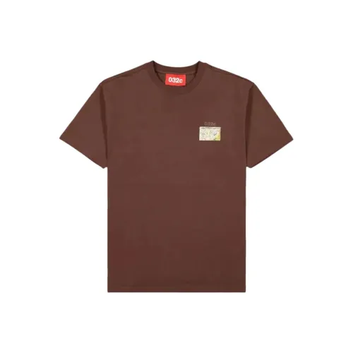 032c Коричневый Мужская T-рубашка