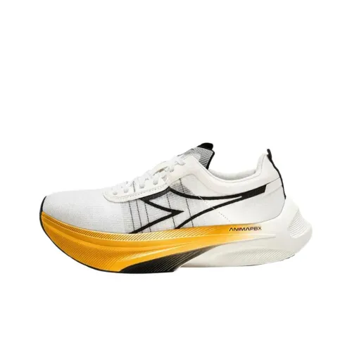 DIADORA GARA CARBON Беговые кроссовки Низкий Топ Белый Золото Унисекс
