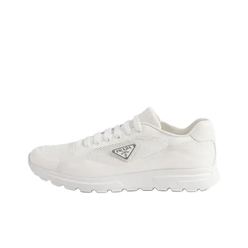 PRADA PRAX 1 Low Топ Повседневная обувь Мужская Белая