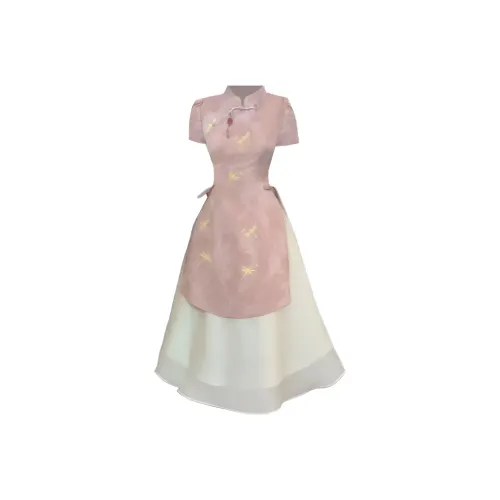 HeartyBite Короткий рукав Платье Женское