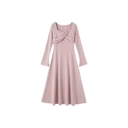 DX.DAXI Длинное платье с длинными рукавами женское