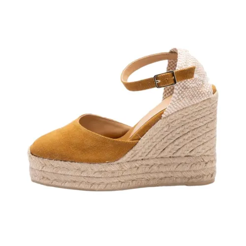 Castañer Carol Клиновидный каблук Высокие каблуки Женские Коричневый