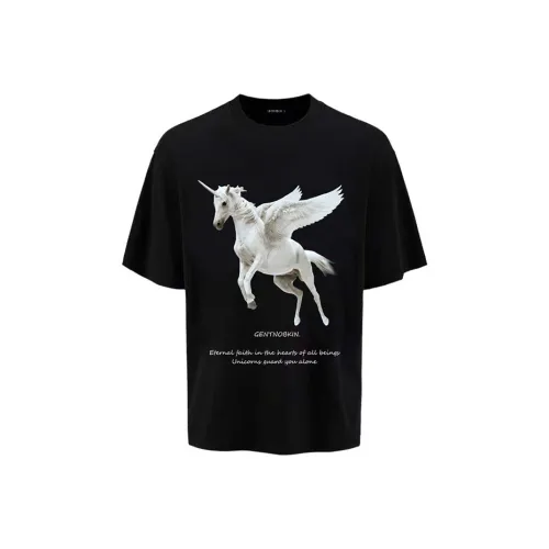 GENTNOBKIN Черная унисекс футболка