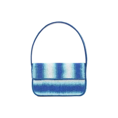 Staud Tommy Стеклянные бусины Сумка на плечо Женская Синяя и Белая