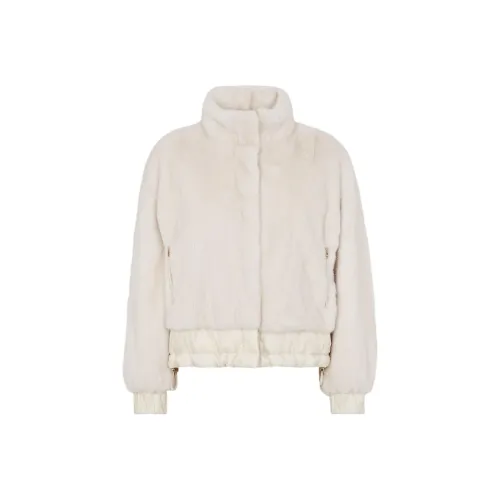 FENDI Экрю Женские Куртки