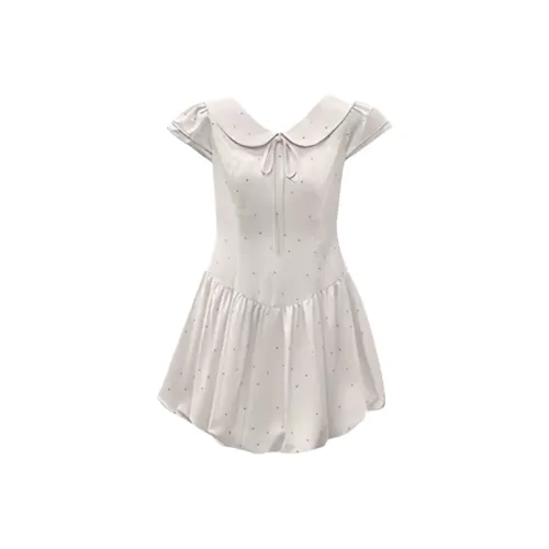 MO VOICE Короткий рукав Платье Женское