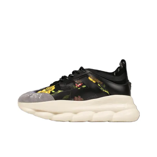 VERSACE CHAIN REACTION VERSACE Низкий Топ Повседневная Обувь Женская Черная