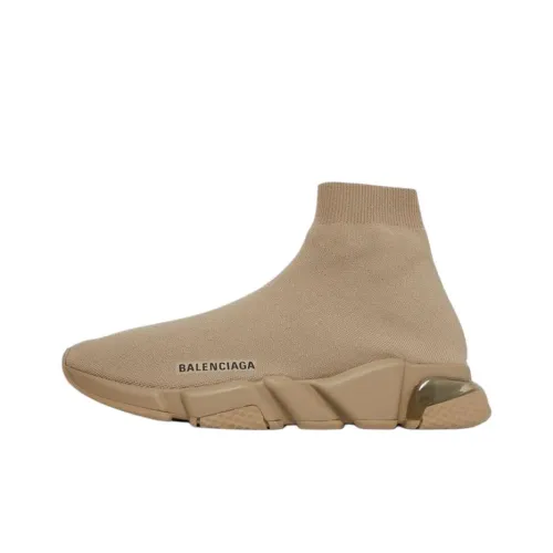 Balenciaga Speed Повседневные Высокие Кеды Коричневые Мужские